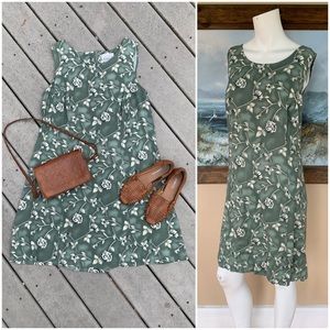Vintage 90’s Mini Pinafore Midi Dress | Sleeveless Slip Dress w Corset, XL/XXL